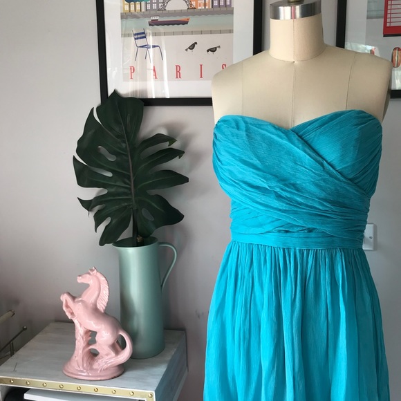 J. Crew Dresses & Skirts - J. Crew • Arabelle Silk Crinkle Chiffon Dress